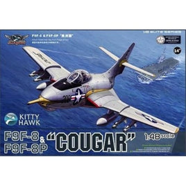 KH80127 キティホーク 1/48 F9F-8/F9F-8P クーガー(2in1)
