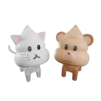 04 クレイモデルキット あにまるうんちセット1 ねこ&くま