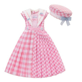 BBS004-PNK BonBons チェリー&ギンガムセーラーワンピースセット ピンク
