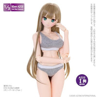 FAO314-GRY AZO2 スポーティーブラ&ショーツset グレー