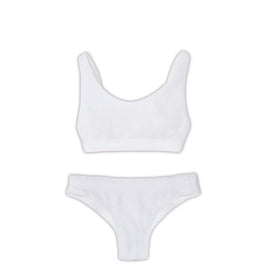 FAO314-WHT AZO2 スポーティーブラ&ショーツset ホワイト