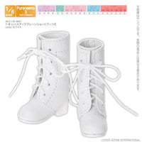AKT176-WHT 1/6 レースアッププレーンショートブーツII ホワイト