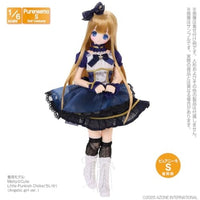 AKT177-WHT 1/6 レースアップセミロングブーツ ホワイト
