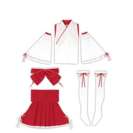 FAO318-RED AZO2セクシー巫女set 緋色