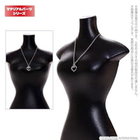 AMP165-SLV MagJewel 135mmネックレス(オープンハート) シルバー