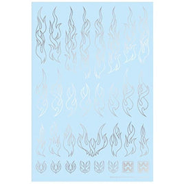 FTOL-SIL ファイアトライバルデカール アウトライン シルバー(1枚入)