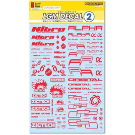 LGM02-RE LGMデカール2 レッド(1枚入)