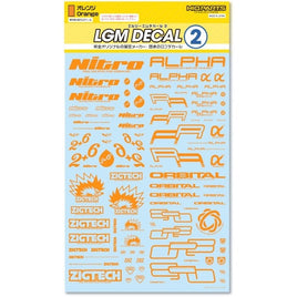 LGM02-OR LGMデカール2 オレンジ(1枚入)