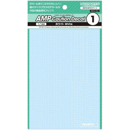 AMP01-144-OWH 1/144 AMP01 コーションデカール ホワイト(1枚入)