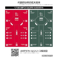 AMP01-144-OWH 1/144 AMP01 コーションデカール ホワイト(1枚入)