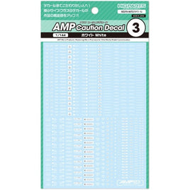 AMP03-144-OWH 1/144 AMP03 コーションデカール ホワイト(1枚入)