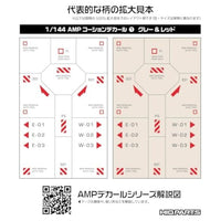 AMP01-144-GAR 1/144 AMP01 コーションデカール グレー&レッド(1枚入)