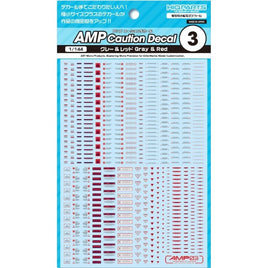 AMP03-144-GAR 1/144 AMP03 コーションデカール グレー&レッド(1枚入)