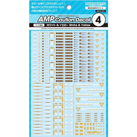 AMP04-144-WAY 1/144 AMP04 コーションデカール ホワイト&イエロー(1枚入)