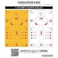 AMP01-144-ORE 1/144 AMP01 コーションデカール レッド(1枚入)
