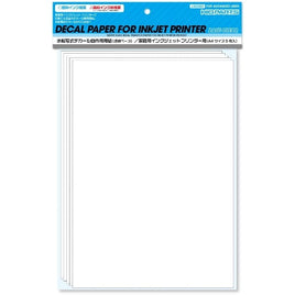 INKJ-T04CL-V2 家庭用インクジェットプリンターデカール (透明ベース・A4サイズ5枚入)