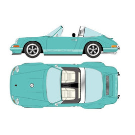 TM002H Titan64 1/64 Singer 911 (964) Targa ミントグリーン