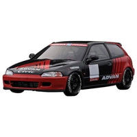 IG3046IGモデル 1/18 Honda CIVIC (EG6) Black/Red