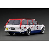 IG3154 IGモデル 1/18 Datsun Bluebird (510) Wagon Red/White/Blue