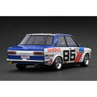 IG3309 IGモデル 1/18 Datsun Bluebird (510) White/Blue #85