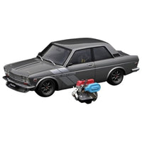 IG3310 IGモデル 1/18 Datsun Bluebird (510)  Gun MetallicWith Engine