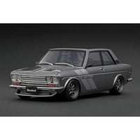 IG3310 IGモデル 1/18 Datsun Bluebird (510)  Gun MetallicWith Engine