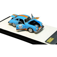 PGM-640503-1 PGM 1/64 Porsche 356 Light Blue/Orange