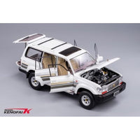TK-KF032-1 KENGFAI 1/18 Toyota Land Cruiser VX-R (LC80) White