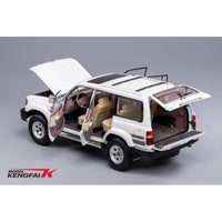 TK-KF032-1 KENGFAI 1/18 Toyota Land Cruiser VX-R (LC80) White