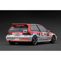 IG3507 IGモデル 1/18 Honda CIVIC (EF9) SiR White/Red