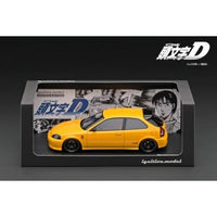 IG3541 IGモデル 1/18 INITIAL D Honda CIVIC (EK9) Type R Yellow
