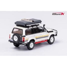 TK-KF031-4 KENGFai 1/64 Land Cruiser Pearl White roof rack