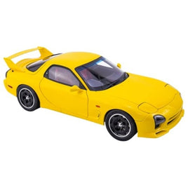 PLM22-002-1 Polar Master Models 1/18 Mazda RX7 Speed Yellow