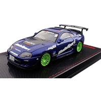 IG3843 IGモデル 1/64 Toyota Supra (JZA80) RZ Blue Metallic