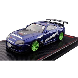 IG3843 IGモデル 1/64 Toyota Supra (JZA80) RZ Blue Metallic