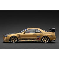 IG3847 IGモデル 1/18 TOP SECRET 34GT-R (BNR34)  Gold