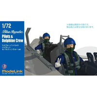 1/72 川崎T-4 ブルーインパルス パイロット&ドルフィンクルーフィギュアset