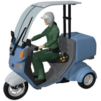 1/48 空自 モーボバイク グランドクルーフィギュア付き