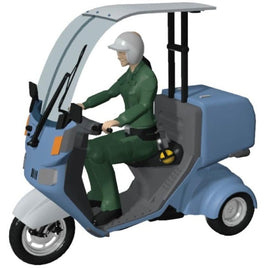 1/48 空自 モーボバイク グランドクルーフィギュア付き