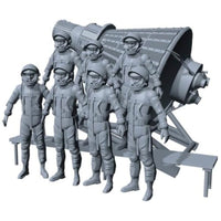 1/144 NASA マーキュリーカプセル+マーキュリーセブン