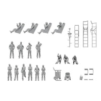 1/144 USAF パイロット&グランドクルー set