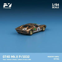 FY64089 Finclassically 1/64 GT40 Mk.II P1032 'Holman & Moody' LeMans 24 Hours 1966 #4 Brown