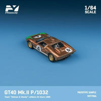 FY64089 Finclassically 1/64 GT40 Mk.II P1032 'Holman & Moody' LeMans 24 Hours 1966 #4 Brown