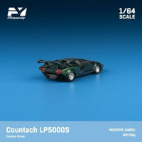 FY64091 Finclassically 1/64 Countach LP5000S  Canepa green with wing