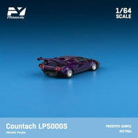 FY64092 Finclassically 1/64 Countach LP5000S  Metallic purple with wing