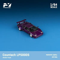 FY64092 Finclassically 1/64 Countach LP5000S  Metallic purple with wing