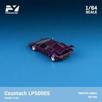 FY64092 Finclassically 1/64 Countach LP5000S  Metallic purple with wing