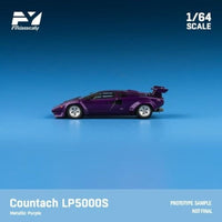 FY64092 Finclassically 1/64 Countach LP5000S  Metallic purple with wing