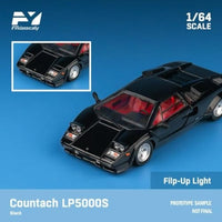 FY64093 Finclassically 1/64 Countach LP5000S  Metallic black