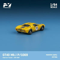 FY64095 Finclassically 1/64 GT40 Mk.I P1069 #98 Yellow Road Car Version